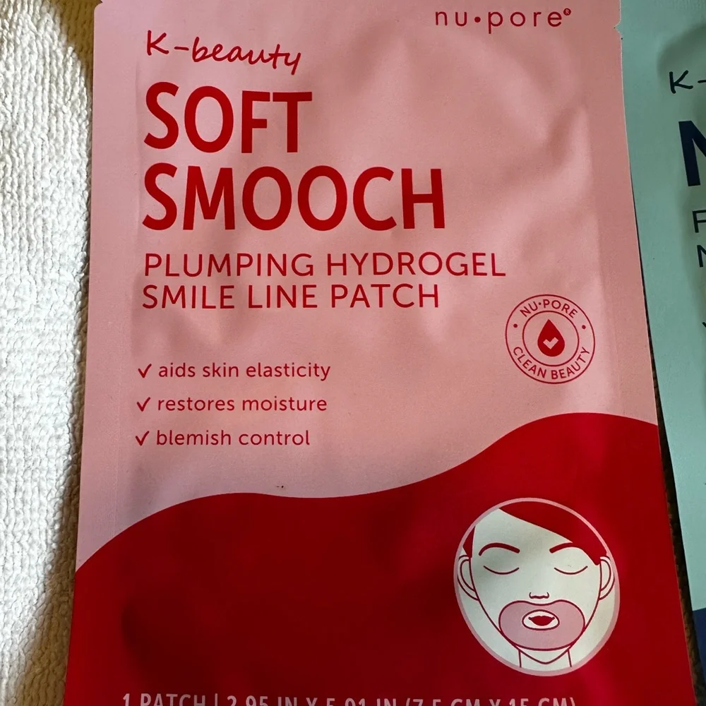 💆‍♀️ Nu-Pore K-Beauty Hydrogel Neck Lift & Smile Line Patch Set Skincare